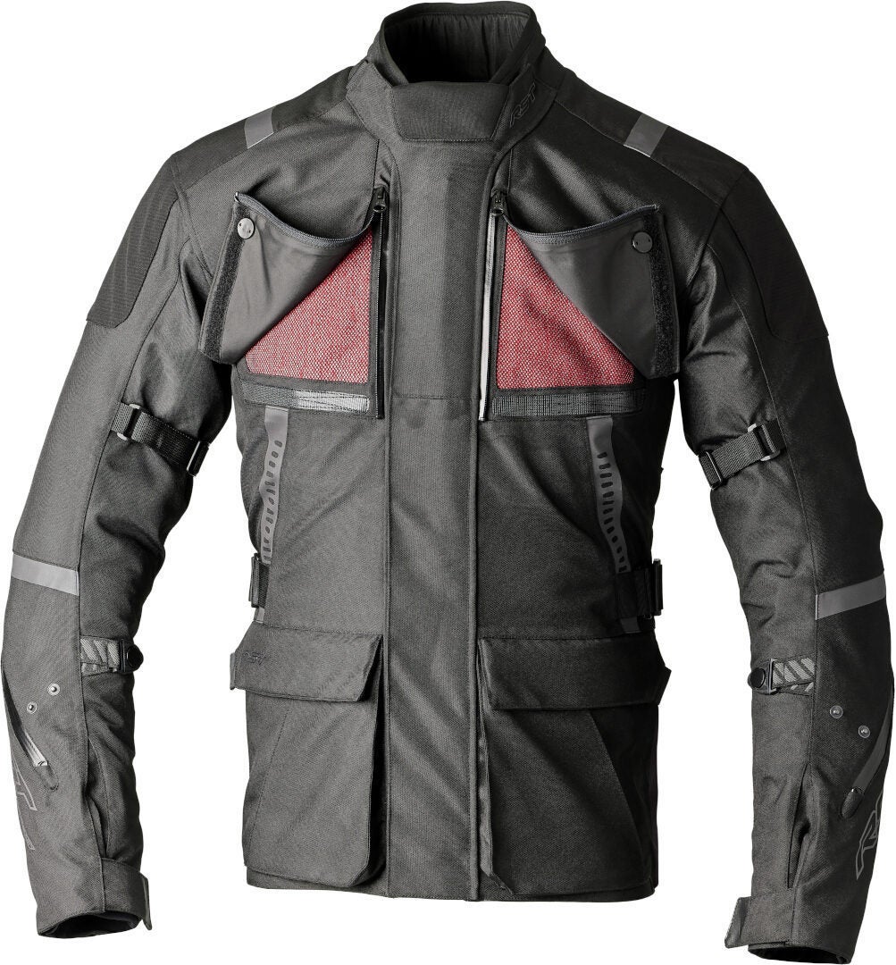 RST Pro Series Vulcan Motorsykkel tekstil jakke svart/svart XXL Figur 2