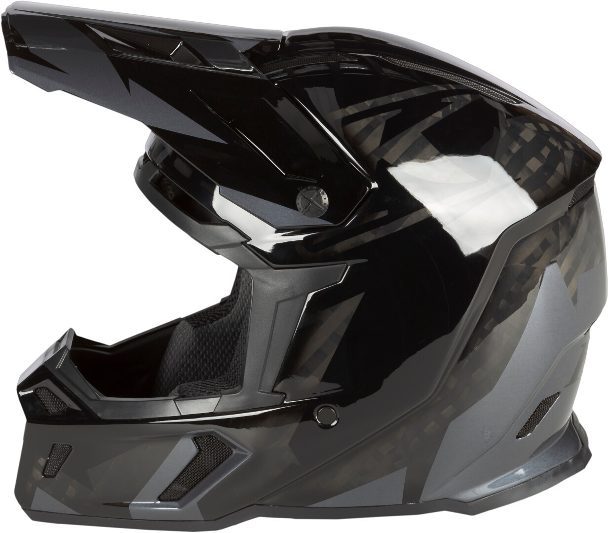 Klim F5 AMP Motocross hjälm Svart/grå S (54/55) Figur 7