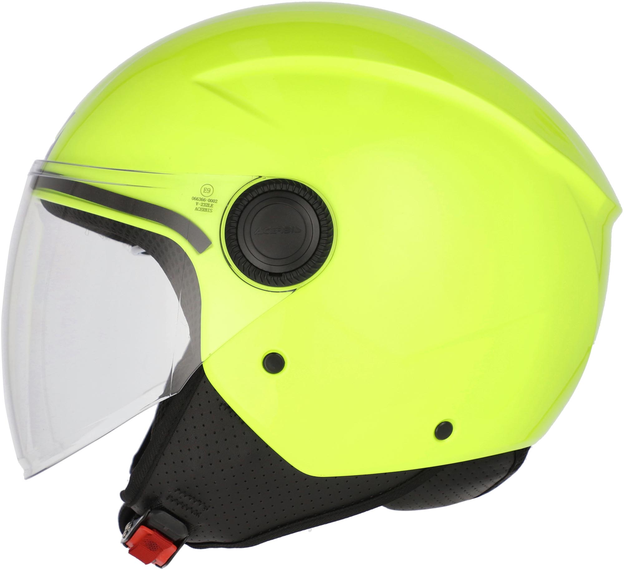 Acerbis Brezza Casco Jet Giallo neon L (59/60) Figura 3