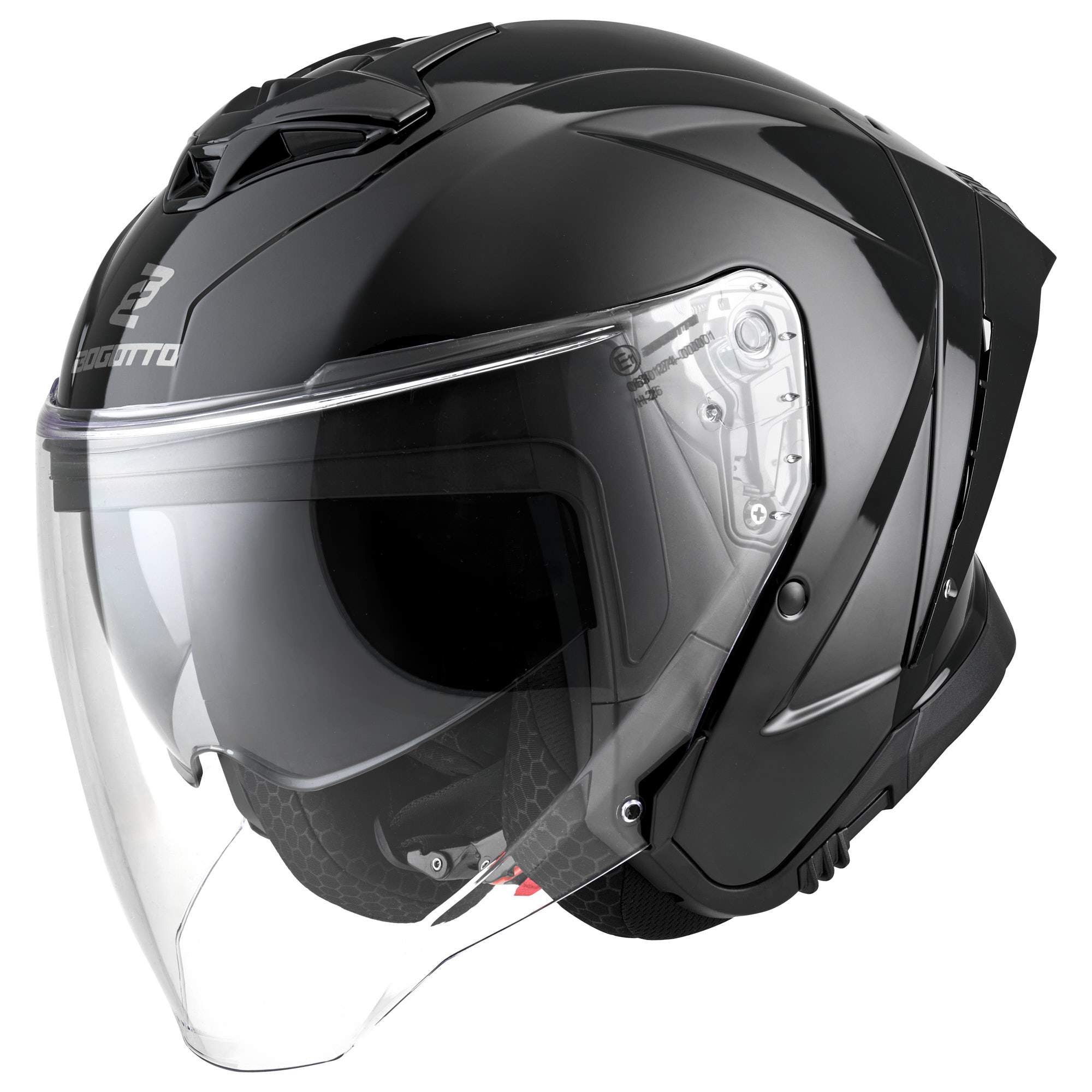 Bogotto H599 Jet Helmet black XL (61/62) Figure 1
