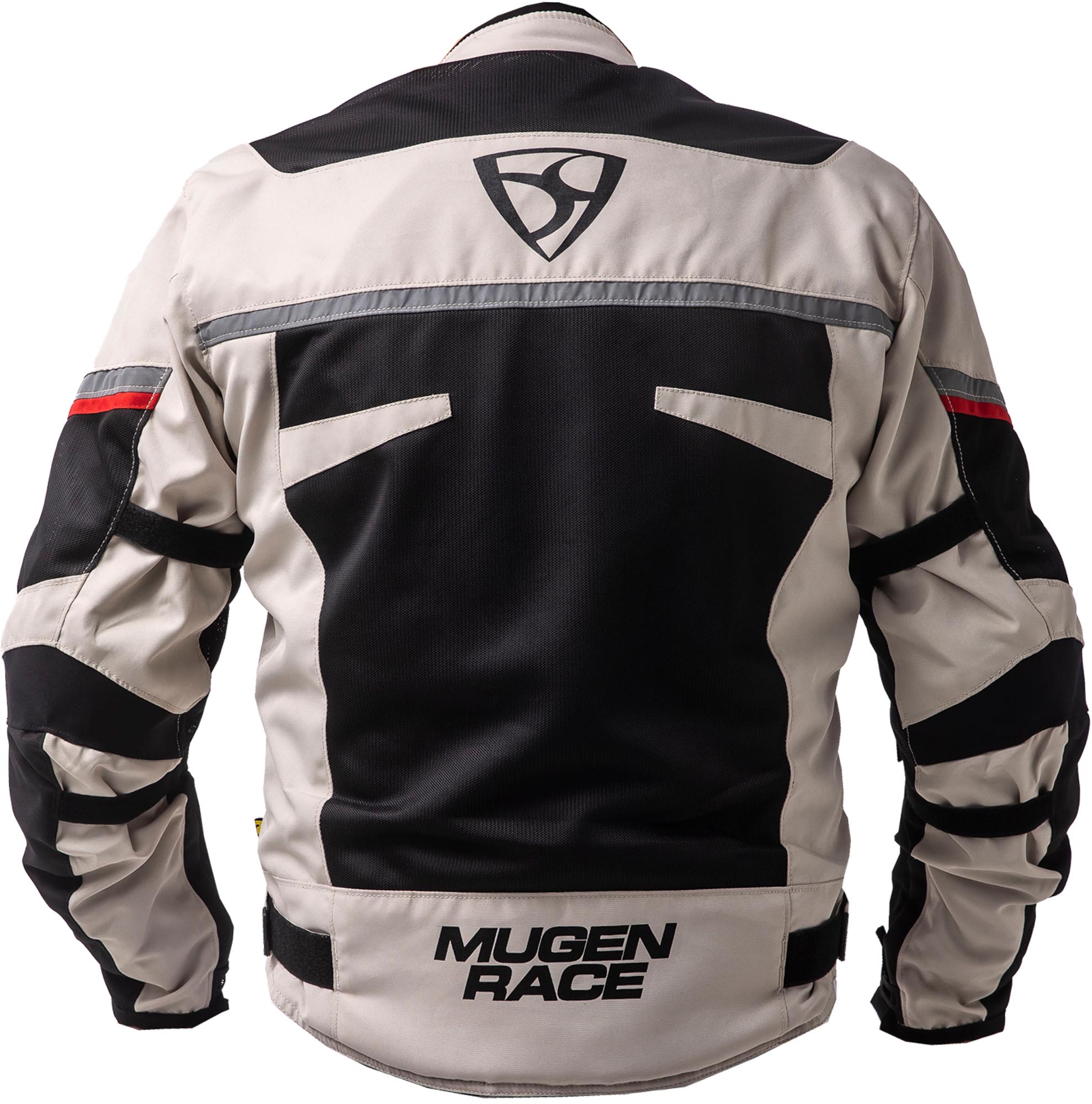 MUGENRACE A-Ttraversare waterproof Motorcycle Textile Jacket light grey/black L Figure 3