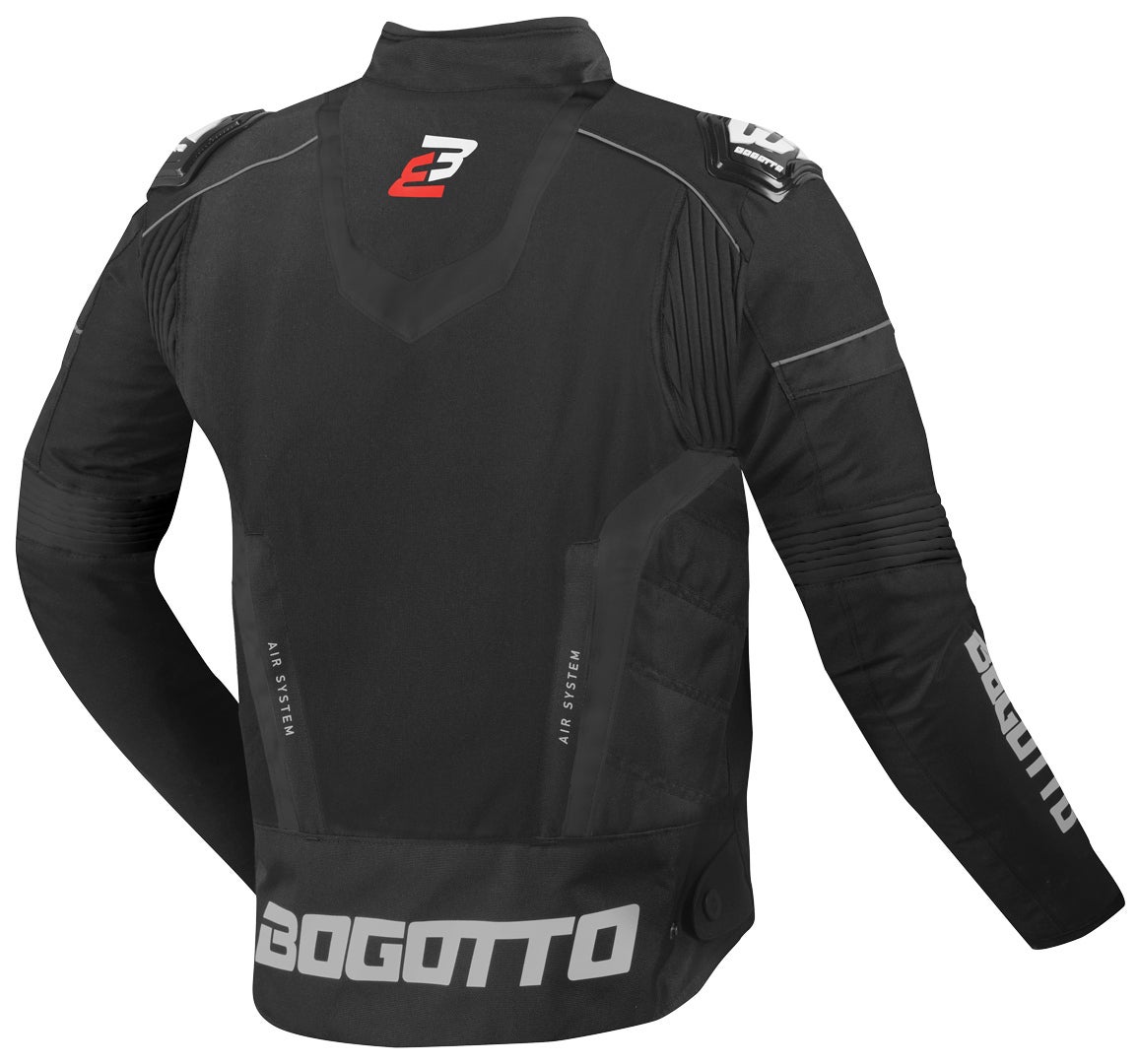 Bogotto Boomerang Waterproof Motorcycle Textile Jacket black/grey 3XL Figure 2