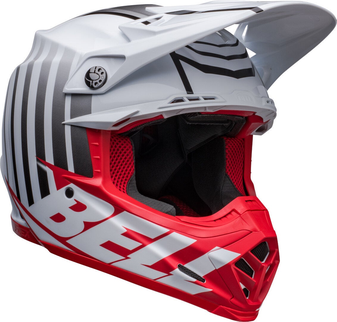 Bell Moto-9S Flex Sprint Motorcross helm wit/rood M Figuur 1
