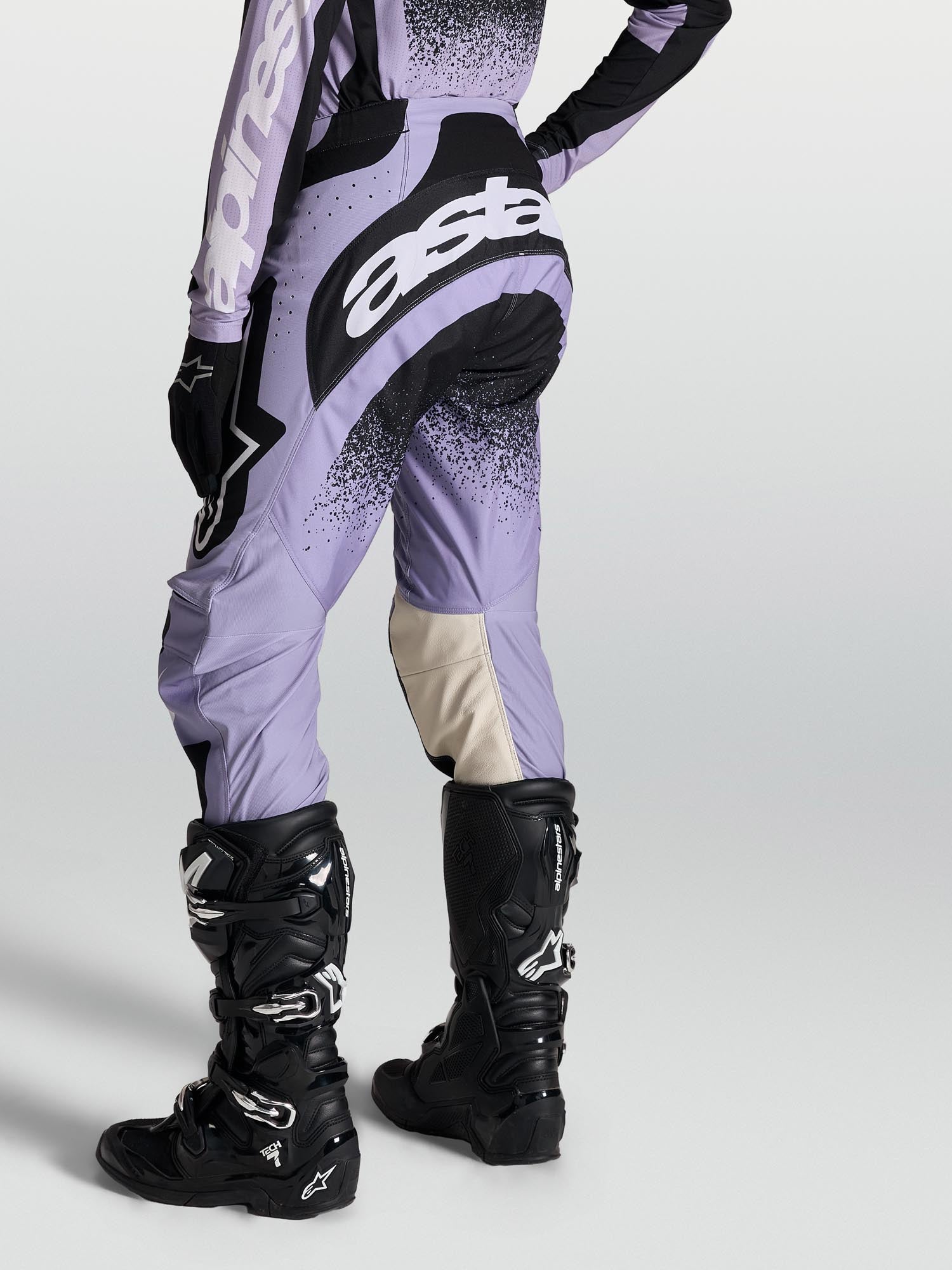 Alpinestars Stella Techstar Swan Dames Motocrossbroek Violet/zwart 34 Figuur 9