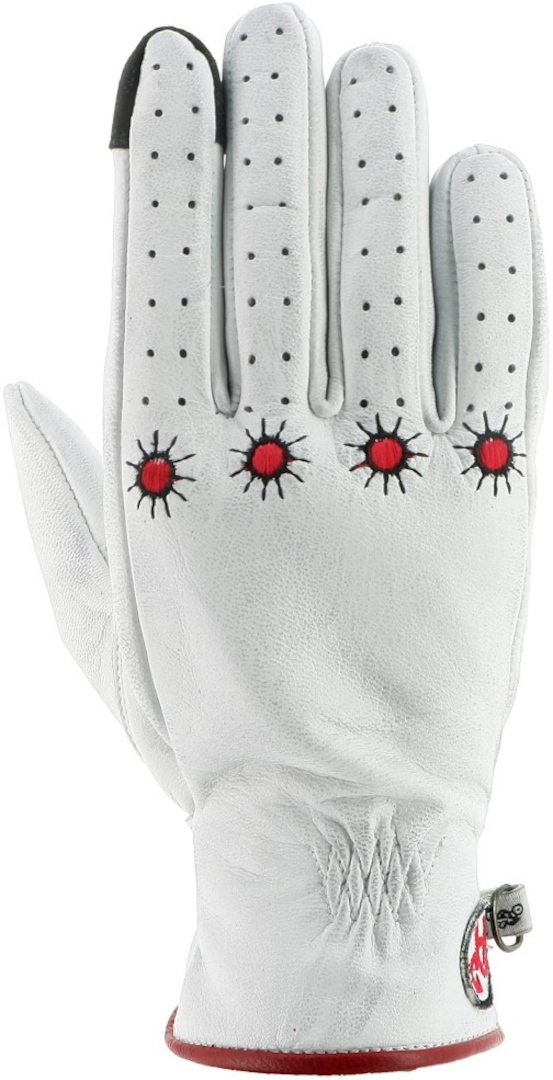 Helstons Shine Zomer Dames Motorhandschoenen Wit 7 Figuur 1