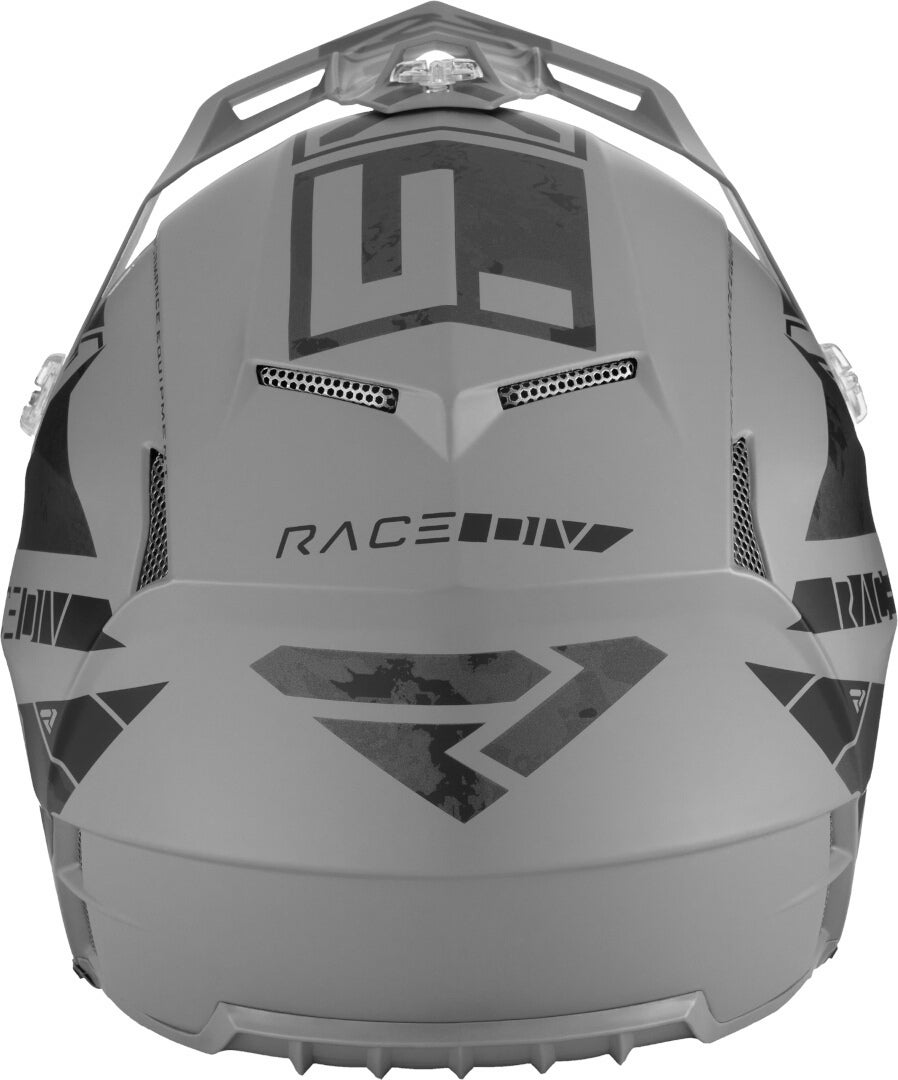 FXR Clutch Stealth Motocross Helm hellgrau matt S (55/56) Abbildung 5