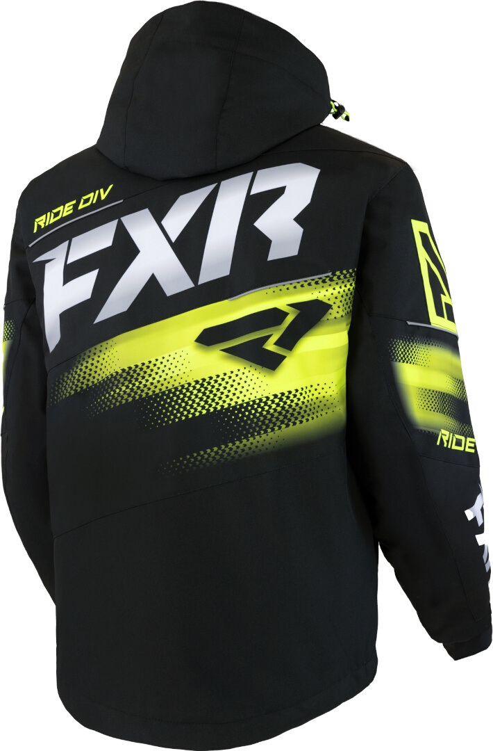 FXR Boost FX 2-in-1 2023 Snowmobile Jacket black/yellow M Figure 2