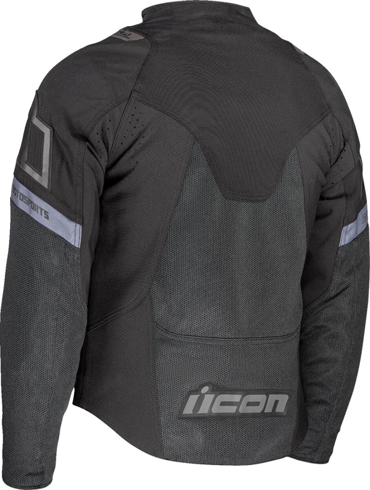 Icon Contra 3 Motorrad Textiljacke schwarz/grau M Abbildung 2