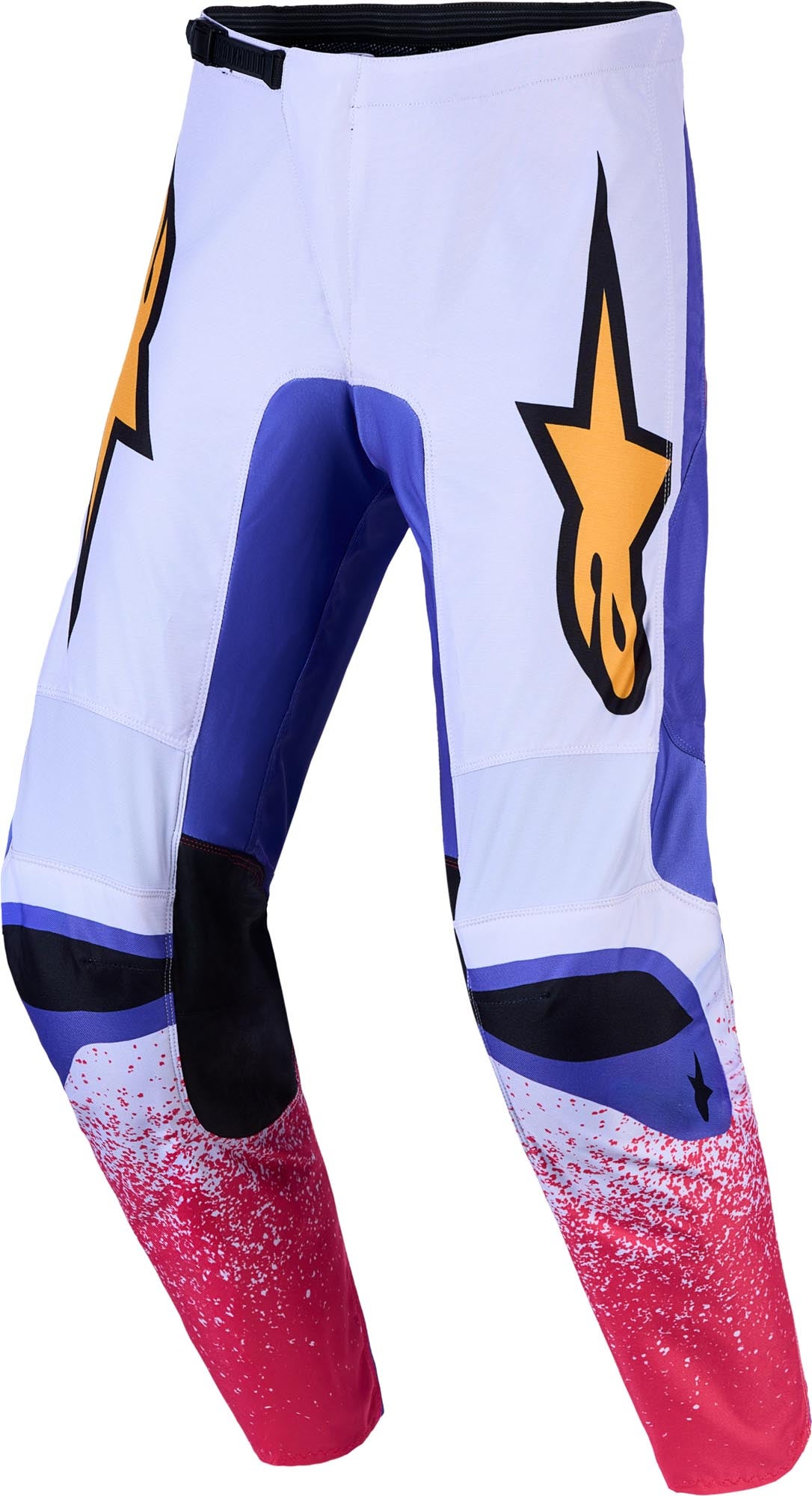 Alpinestars Fluid Drag Motokrosové kalhoty fialová/žlutá/růžová 40 Obrázek 1