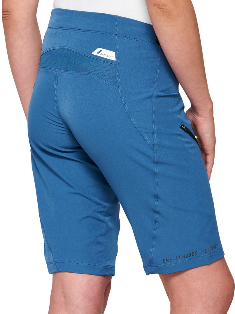 100% Airmatic Pantaloni scurți de bicicletă pentru doamne albastru L Figura 2