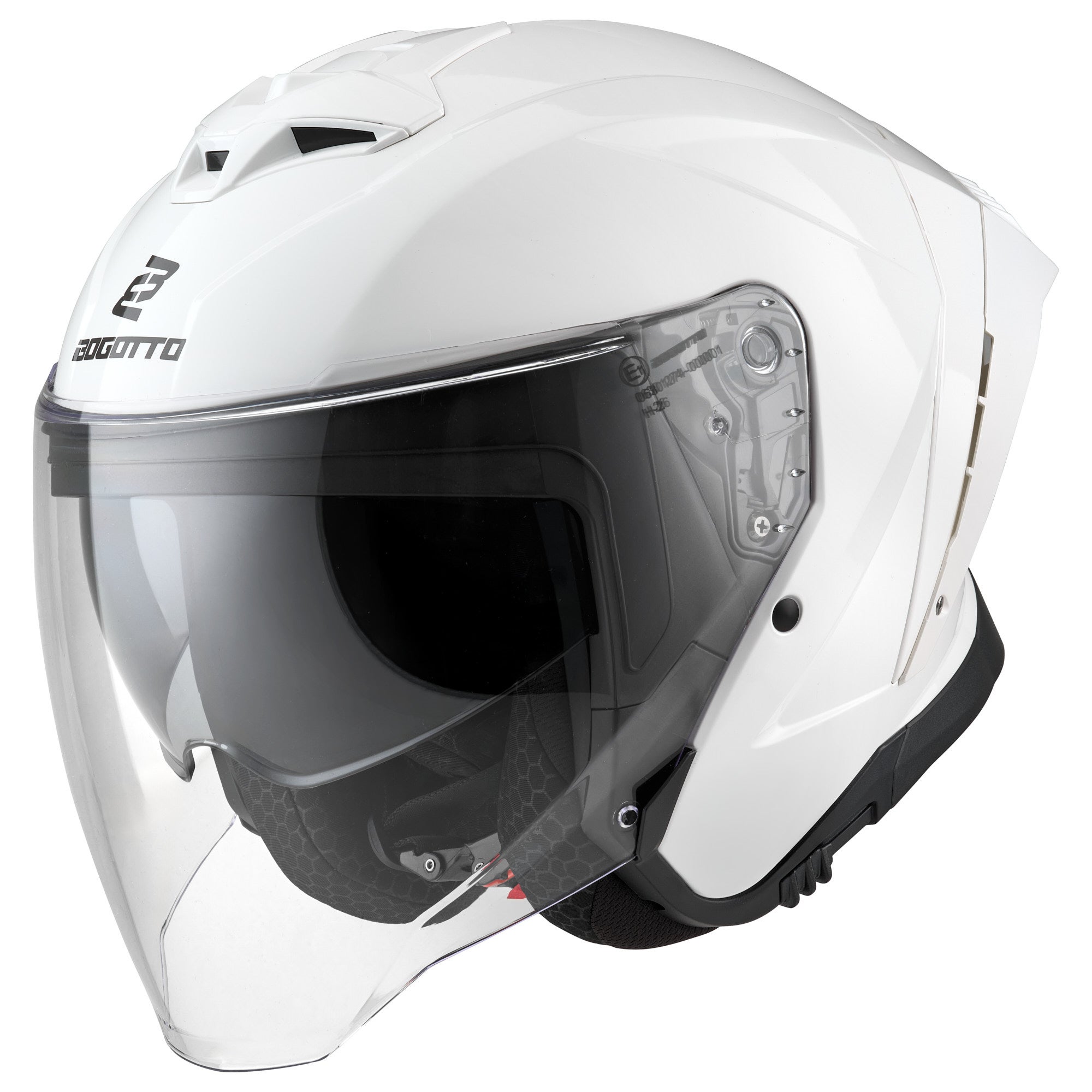 Bogotto H599 Casco a reacción Blanco XXL (63) Figura 1