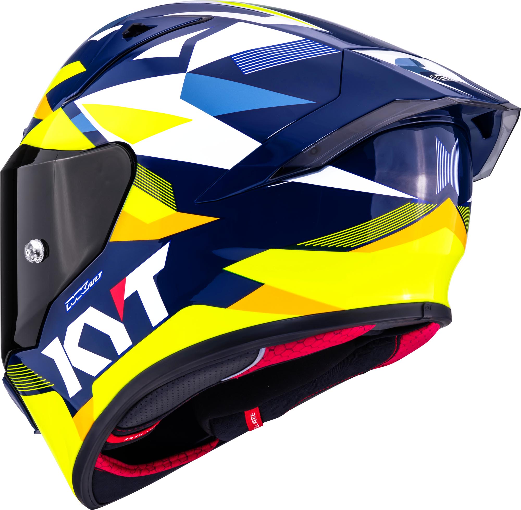 KYT R1R Diamond Helmet blue/yellow L (59/60) Figure 3