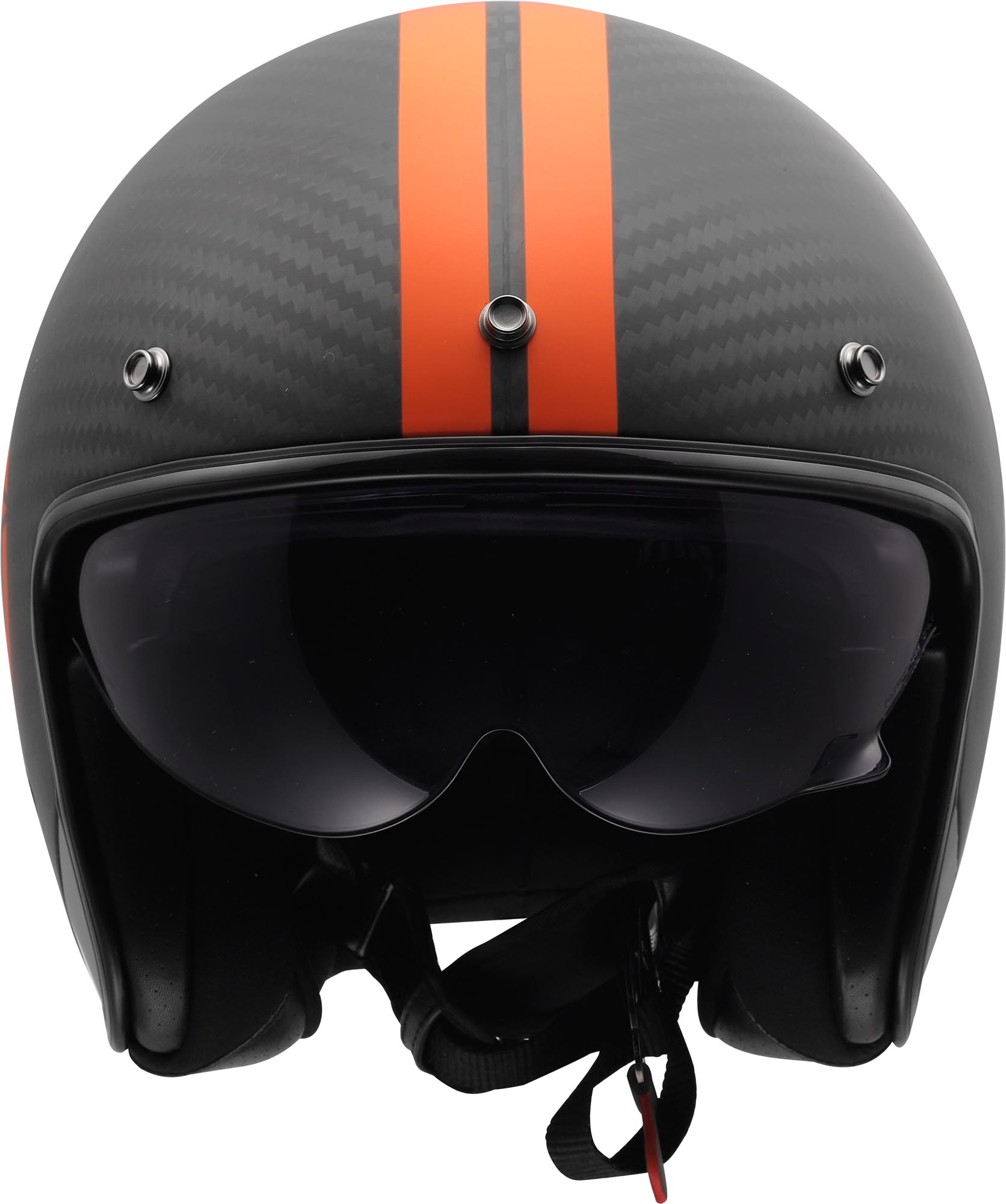 LS2 OF601 Bob II Carbon Star Jethelm orange M (57/58) Abbildung 8