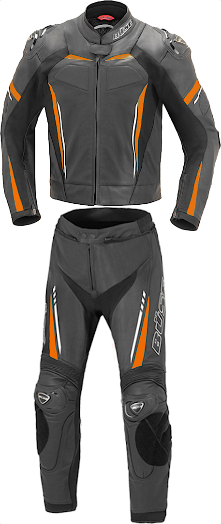 black/orange