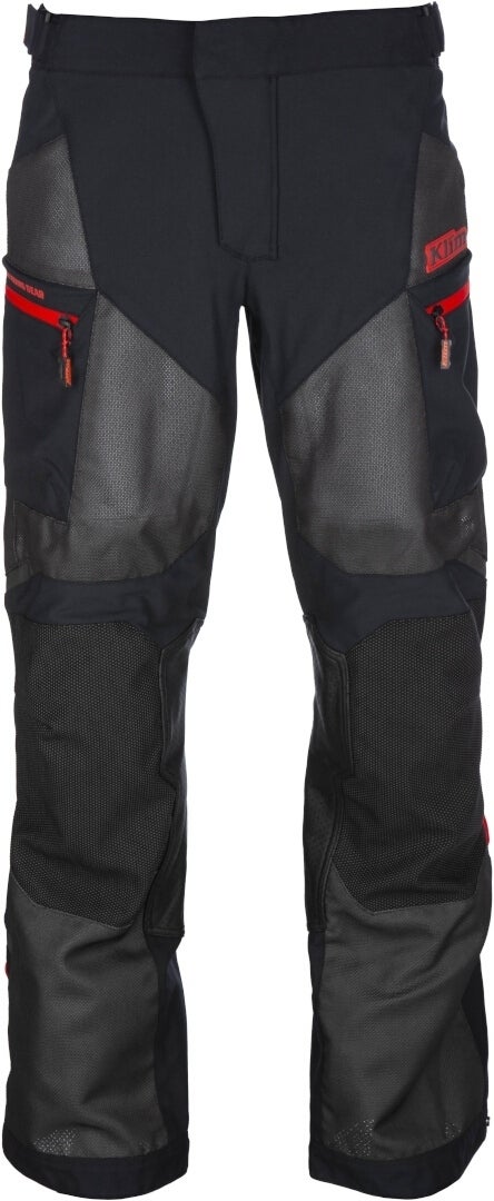 Klim Baja S4 2025 Enduro Enduro Mesh Motorrad Textilhose schwarz/rot Lang 38 Abbildung 5