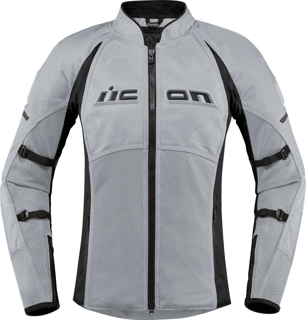 Icon Contra 2 Damen Motorrad Textiljacke grau XXL Abbildung 1