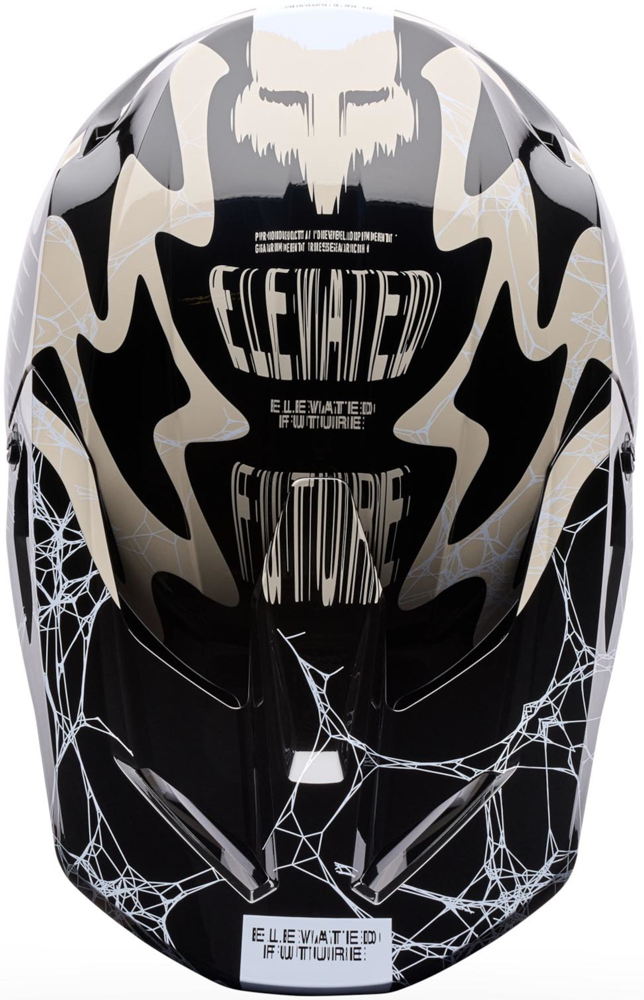 FOX V1 Diffuse Special Edition Motocrosshjelm Sort/beige S Figur 5