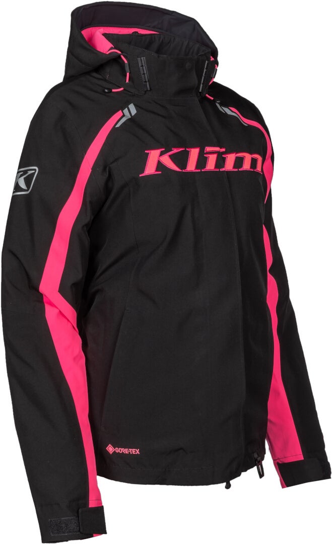 Klim Flare Dame snescooterjakke sort/pink L Figur 3