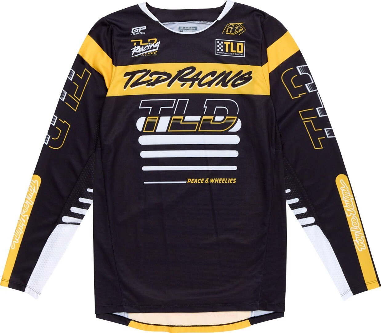 Troy Lee Designs GP Pro Fifty-50 Motocross tröja gul/svart/vit XXL Figur 1