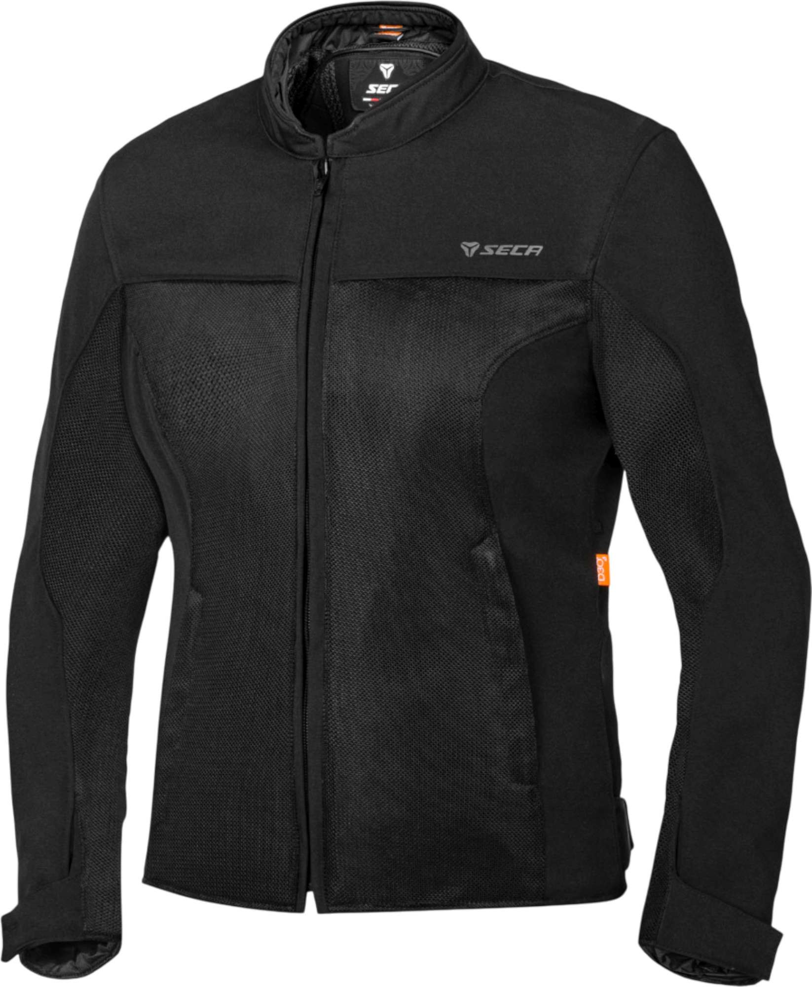 Seca Superlite Mesh Dame motorcykel tekstiljakke Sort 3XL Figur 1