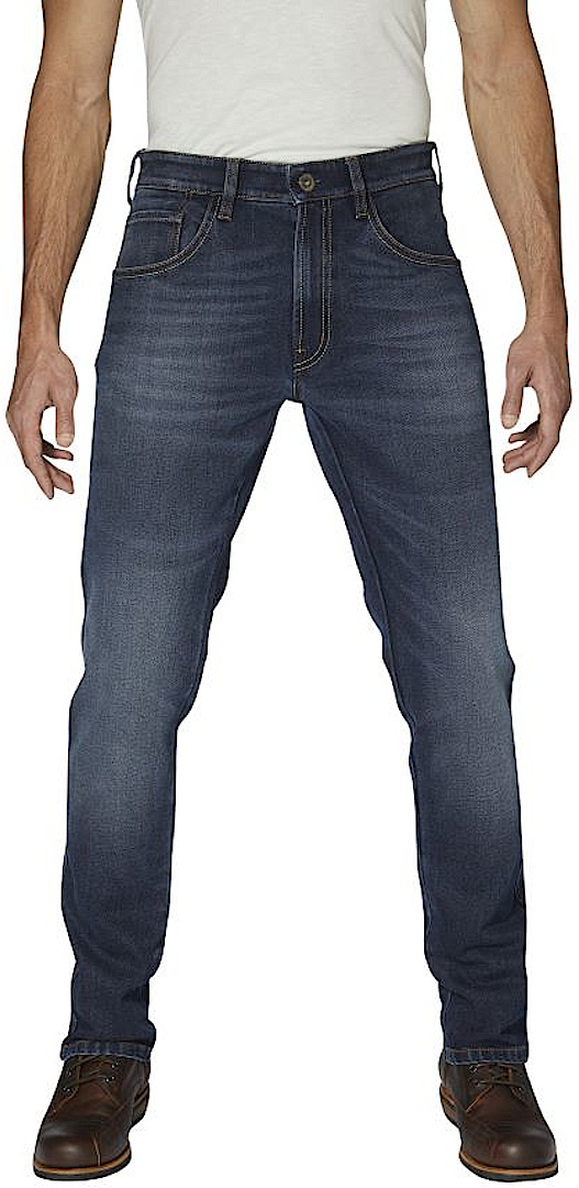 Rokker Rokkertech Tapered Slim Blue Blugi de motocicletă 40/32 Figura 1