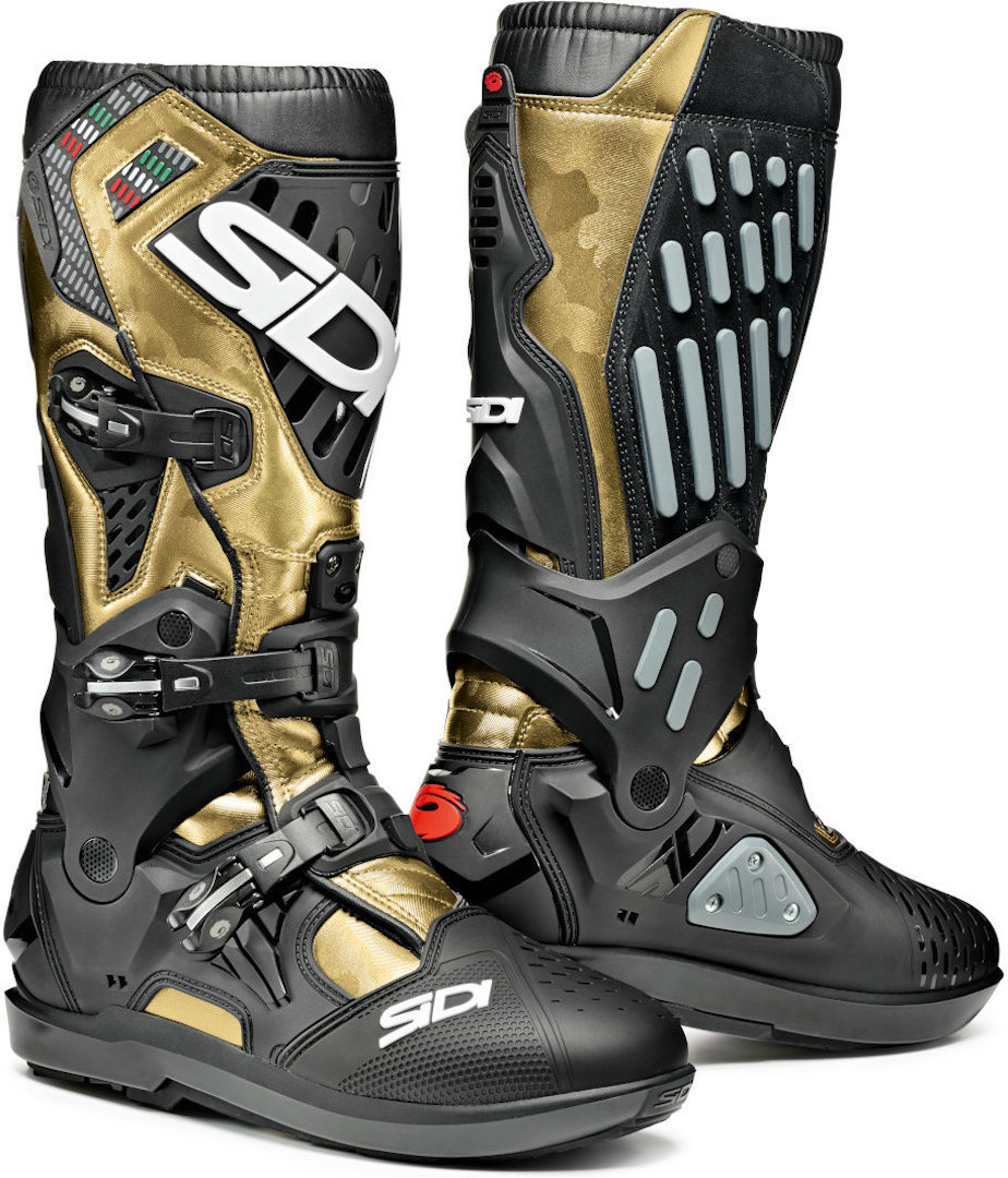 Sidi Atojo SRS Camo Bottes Motocross Noir/Or 45 Figure 1
