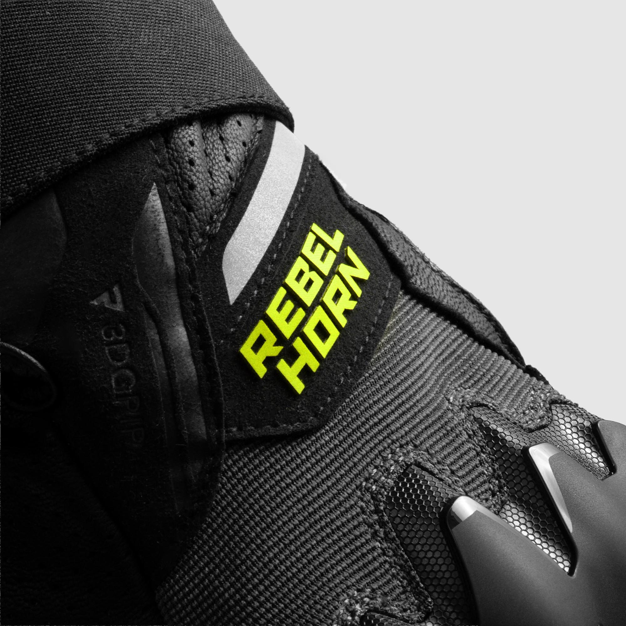Rebelhorn Defender Gants de moto noir/gris/jaune L Figure 8
