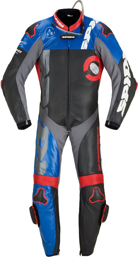 Spidi DP-Progressive Perforated Pro One Piece Motorcycle Leather Suit-image-600079369