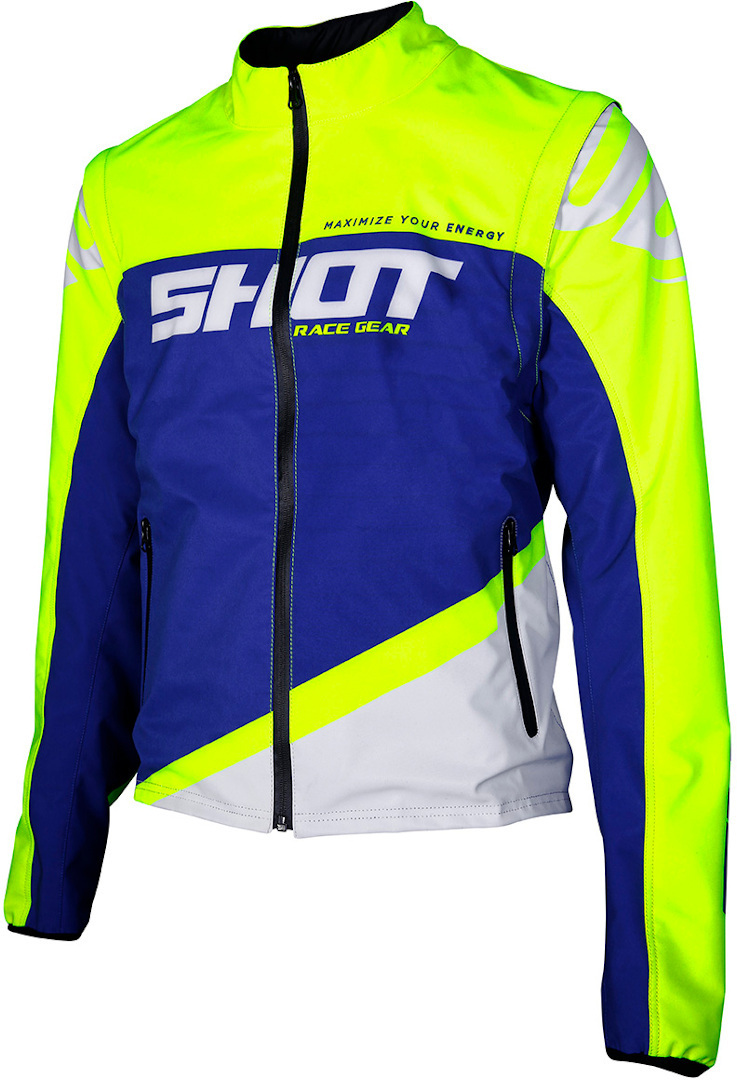 Shot Softshell Lite Kurtka motocross niebieski/neonowo-żółty S Rysunek 1