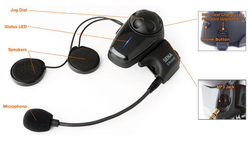 Sena SMH10 Bluetooth-headset dubbelpaket Figur 4