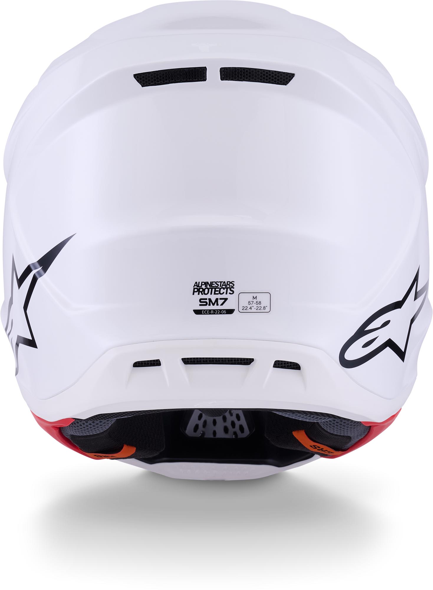 Alpinestars S-M7 Cască de motocross alb XXL (63/64) Figura 4