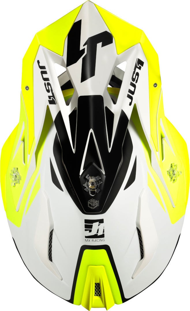 Just1 J18 Pulsar Casco motocross giallo/nero/bianco M (57/58) Figura 2