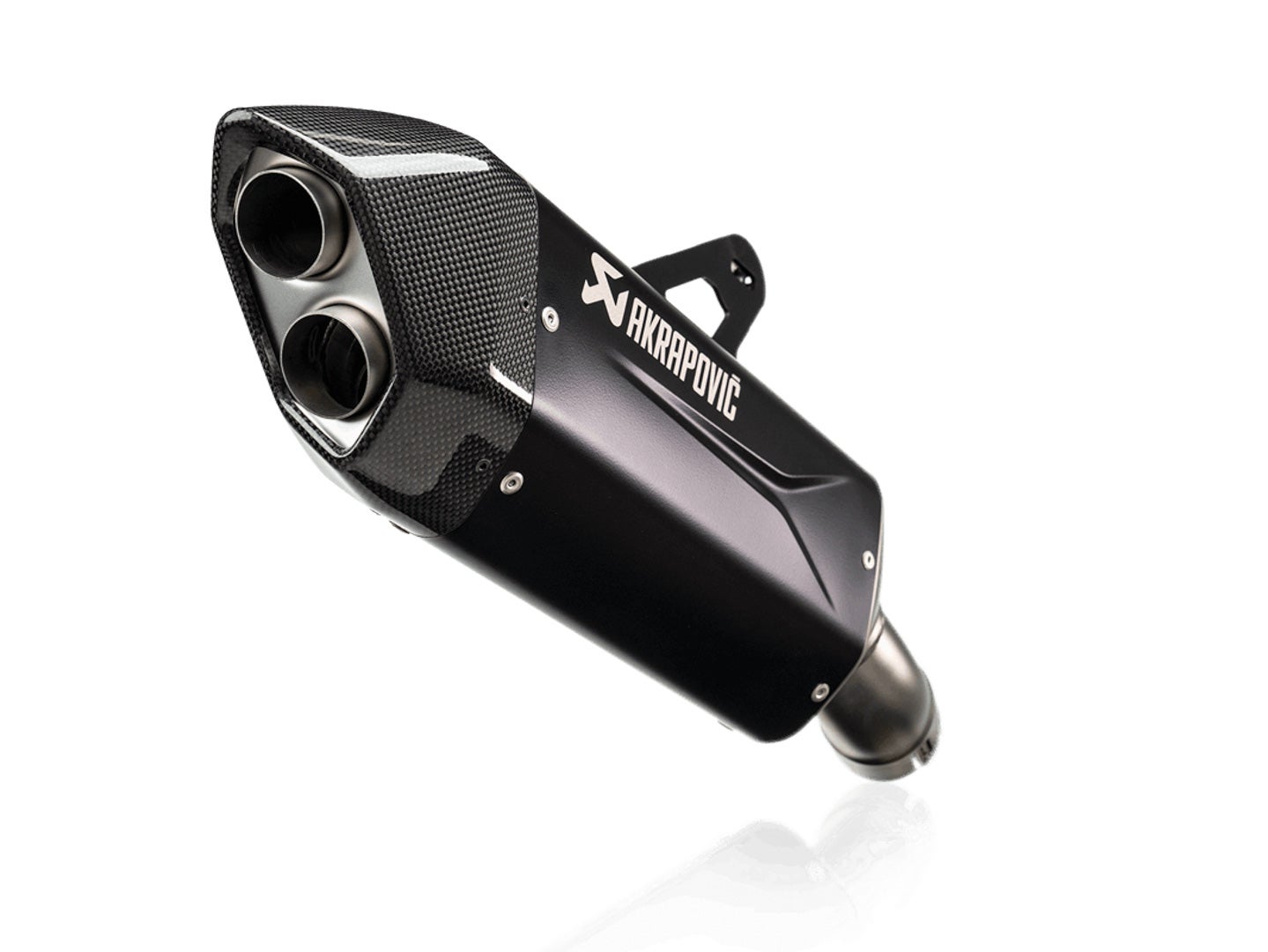 SW-Motech Akrapovic Slip On uitlaatsysteem - Zilver. Kawasaki KLE500 / SE (26-). Figuur 1