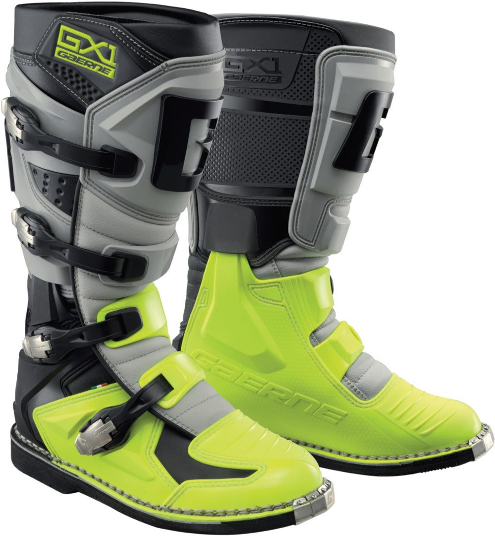 Gaerne GX-1 Goodyear Motocross støvler sort/grå/gul 43 Figur 1