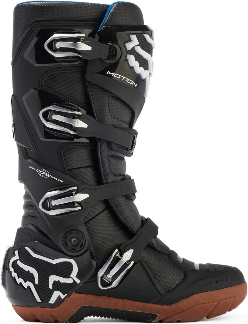 FOX Motion X Bottes de motocross imperméables noir/marron 9 Figure 2