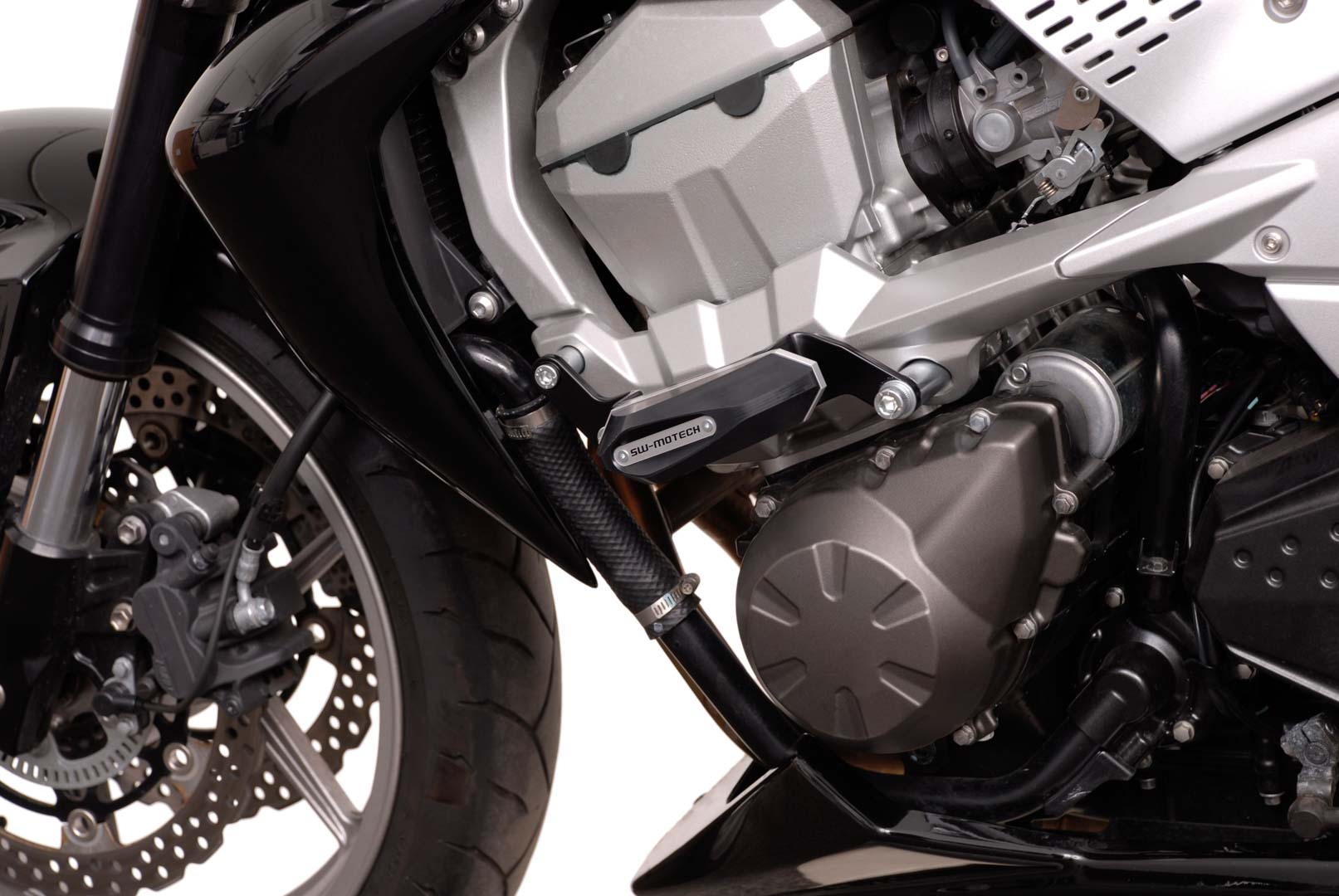 Kit SW-Motech Frame slider - Negru. Kawasaki Z750 (07-12) Z750R (11-12). Figura 4