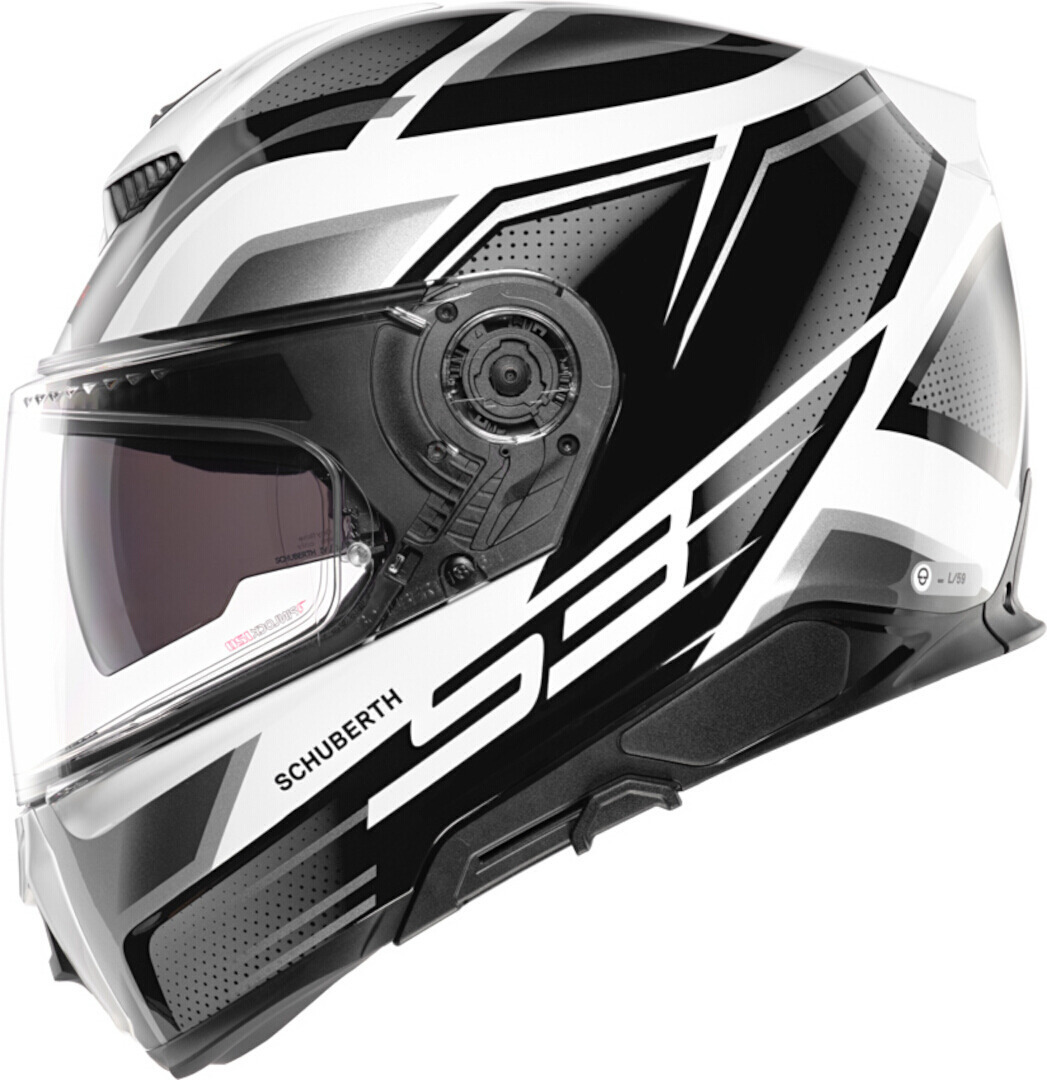 Schuberth S3 Storm Casco Argento/Nero/Bianco S (54/55) Figura 3