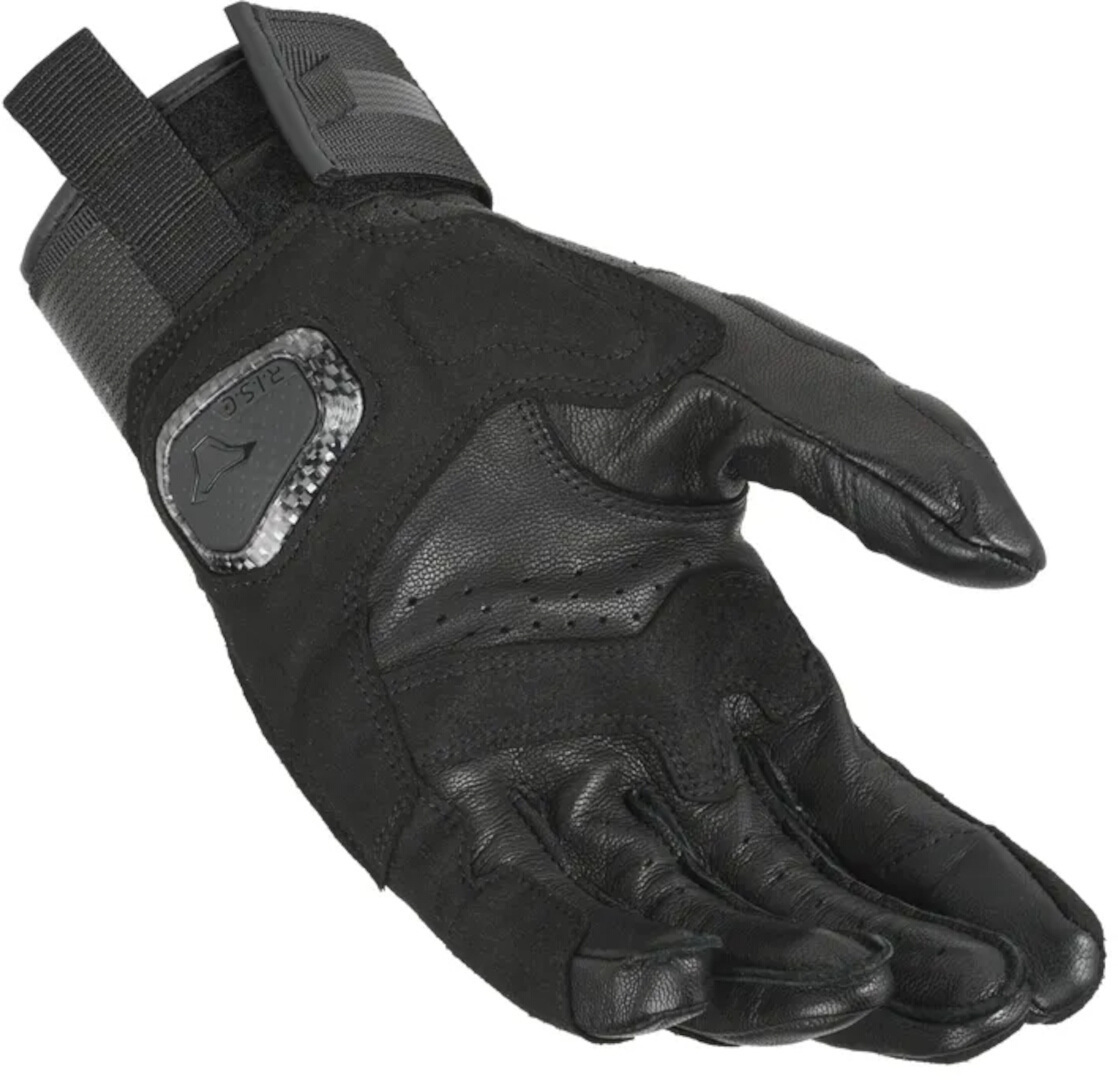 Macna Ulmex perforierte Motorrad Handschuhe schwarz M Abbildung 2
