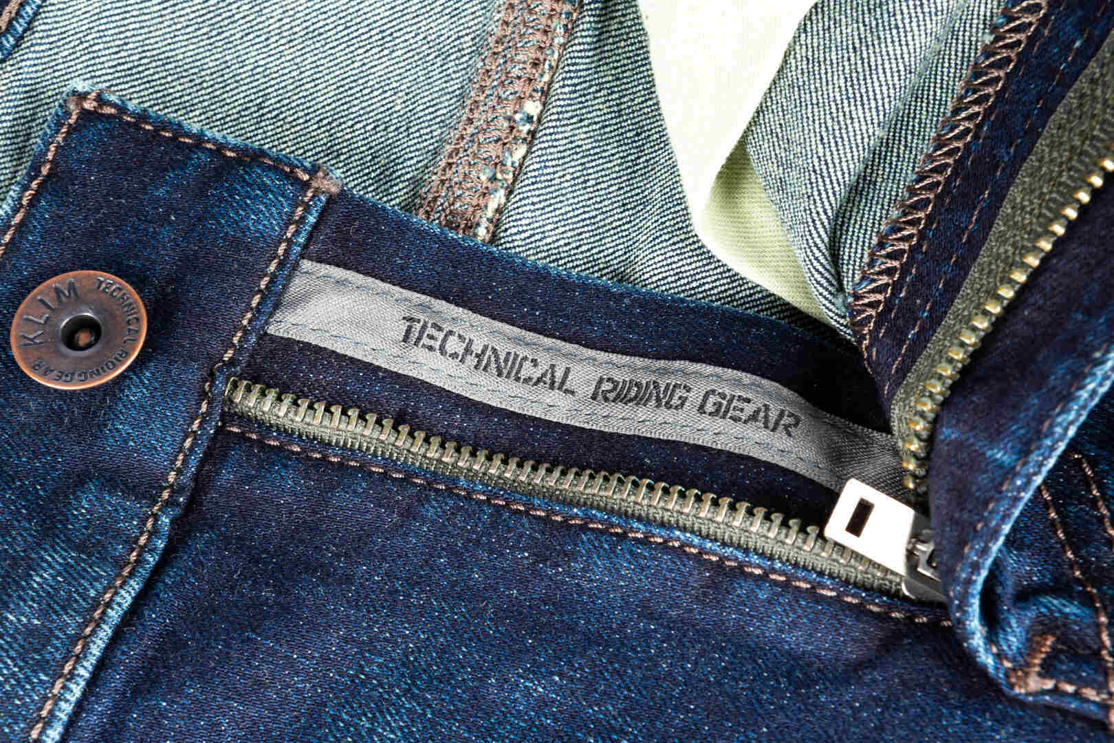 Klim Unlimited Straight Stretch Denim Motorcycle Jeans blue 33/32 Figure 3