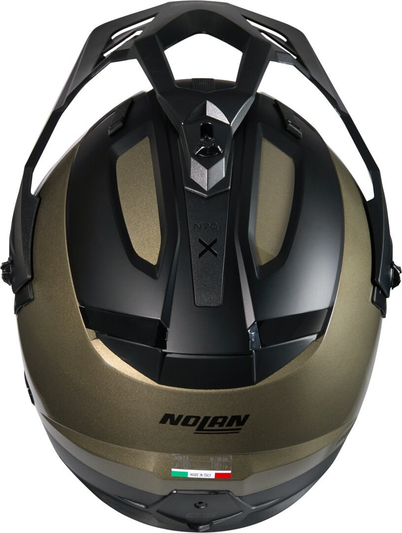 Nolan N70-2X 06 Classico Nobile N-Com Motocross Helmet brown L (60) Figure 2