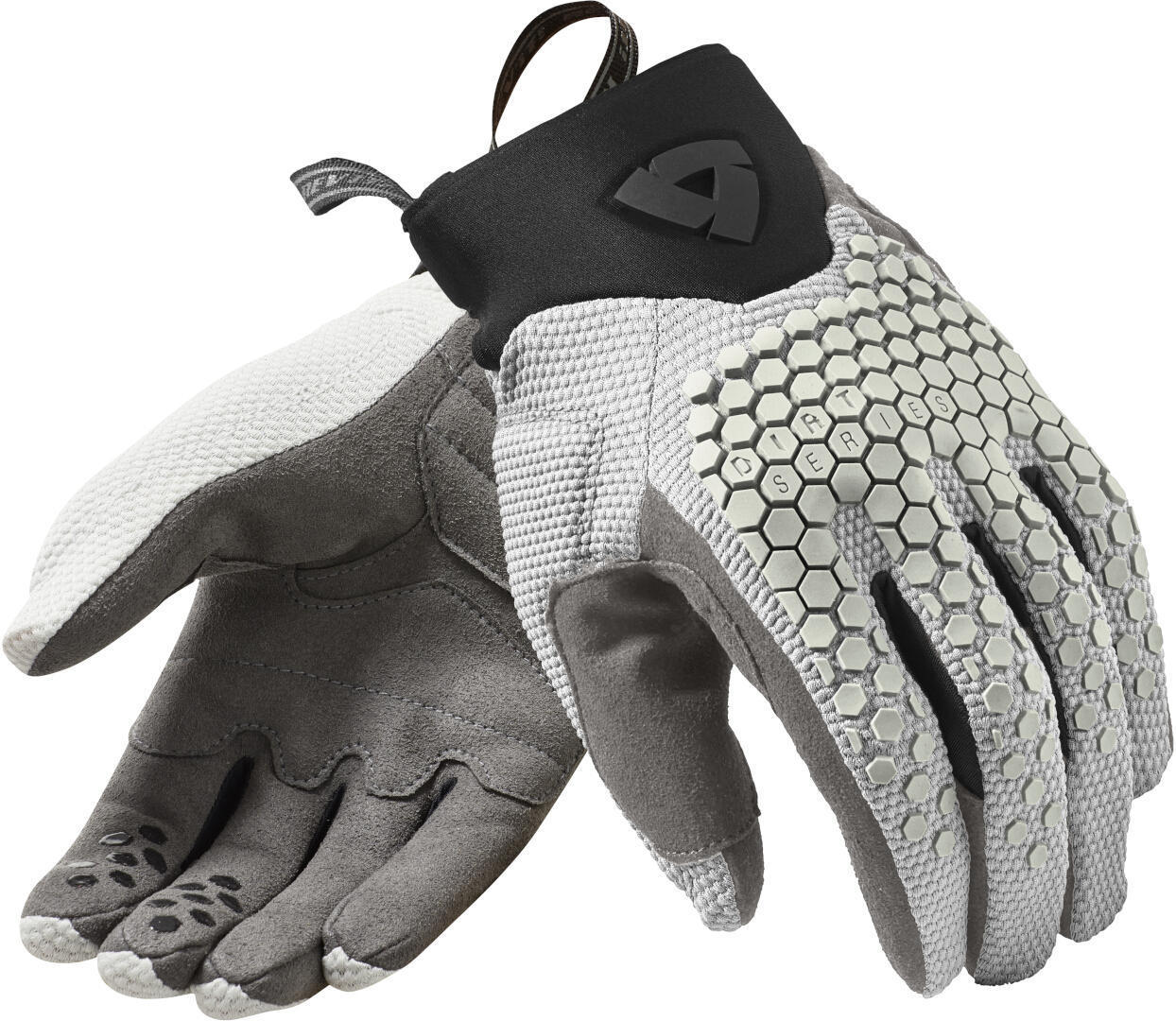 Revit Massif Motorradhandschuhe hellgrau XL Abbildung 1