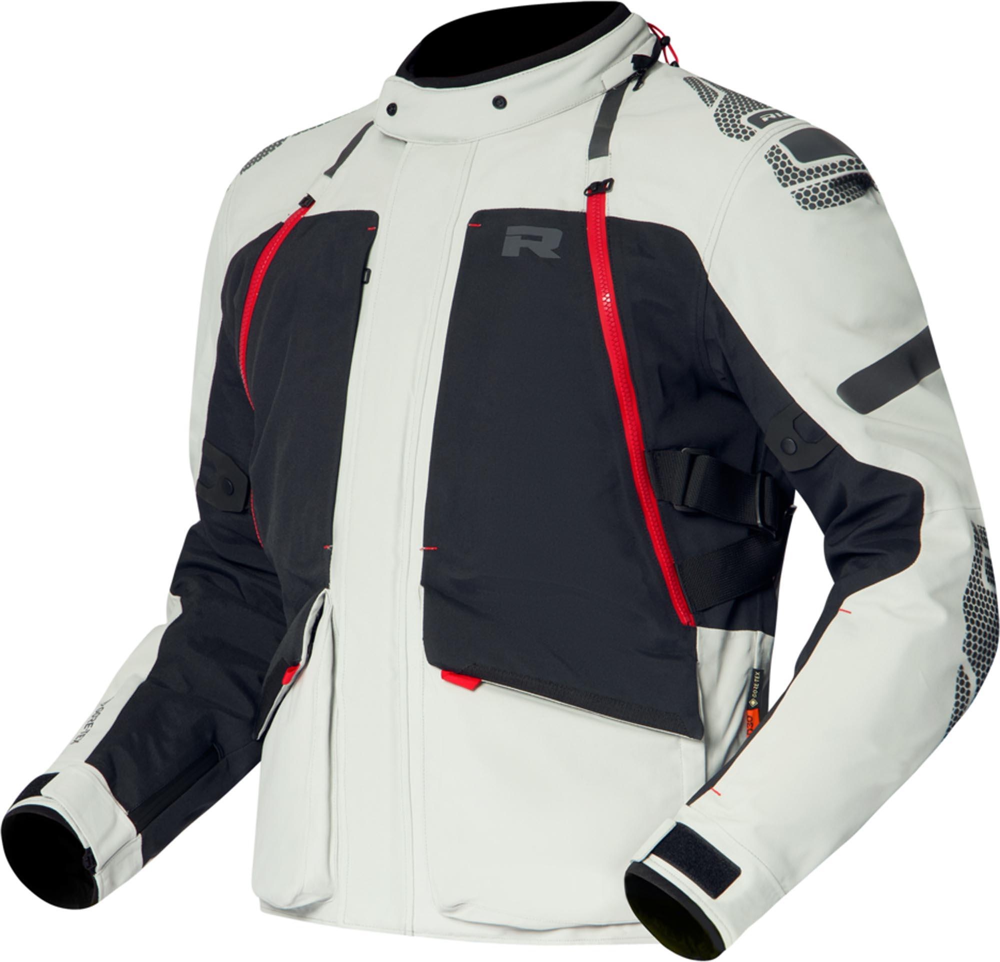 Richa Platinum GTX Pro Motorcycle Textile Jacket black/grey XL Figure 1