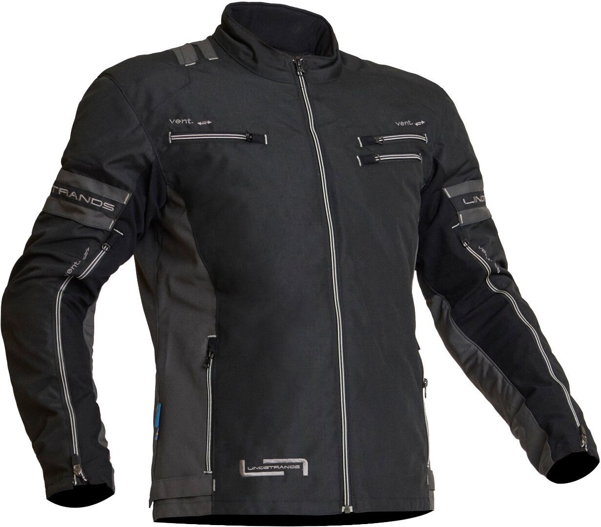 Lindstrands Lysvik waterproof Motorcycle Textile Jacket black 60 Figure 1