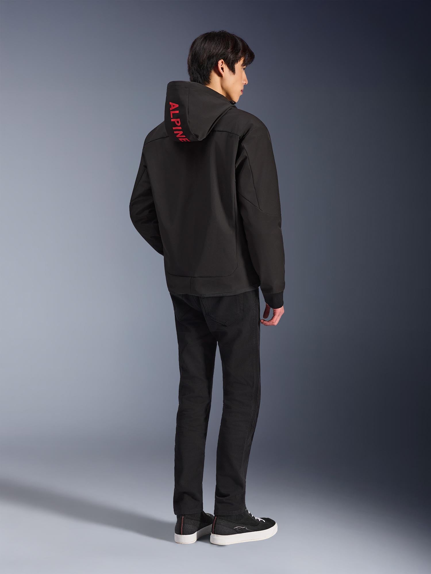 Side view of Alpinestars Radium Tech Motorcycle Zip Hoodie