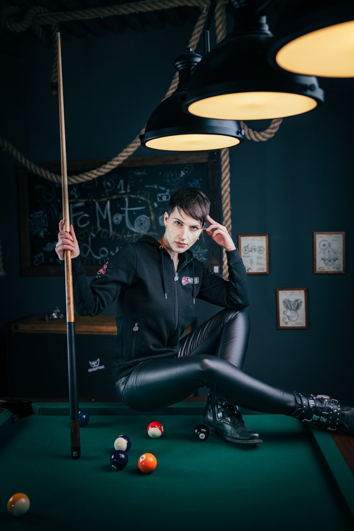 FC-Moto Effortless Dame Zip Hettegenser svart/rosa XL Figur 4