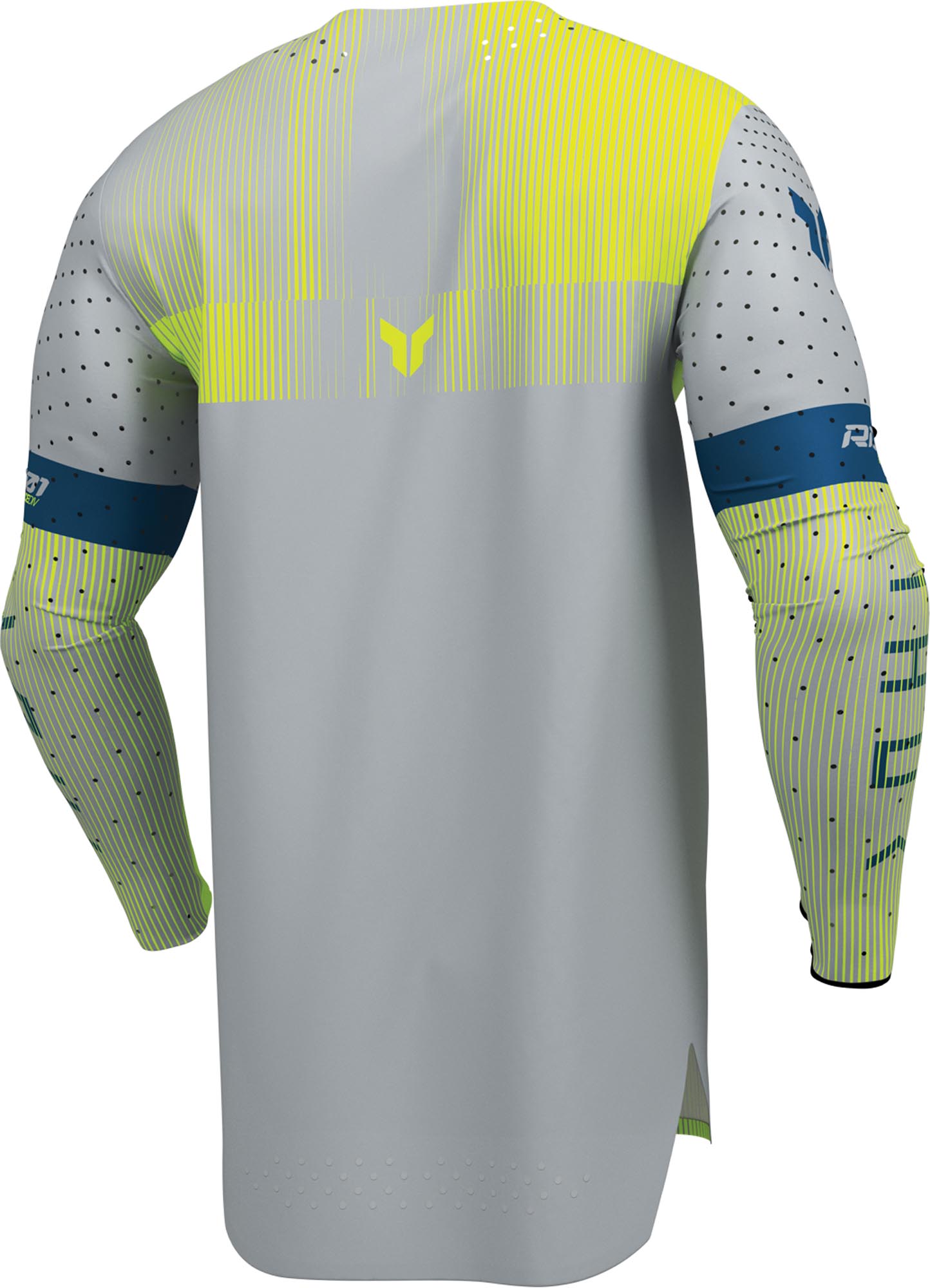 Thor Sportmode Vanish Motocross-trui grijs/geel M Figuur 3