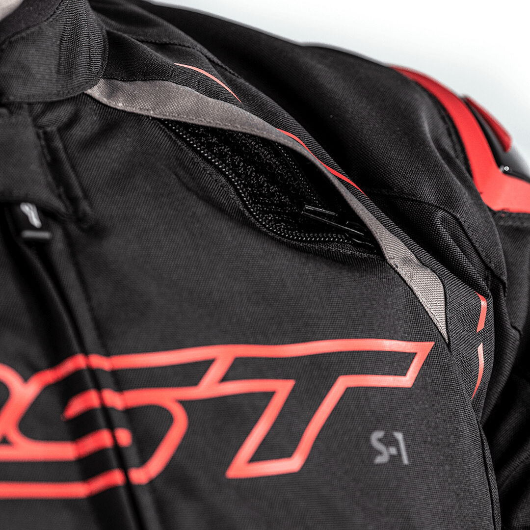 RST S-1 Veste textile moto Noir/Gris/Rouge 3XL Figure 5