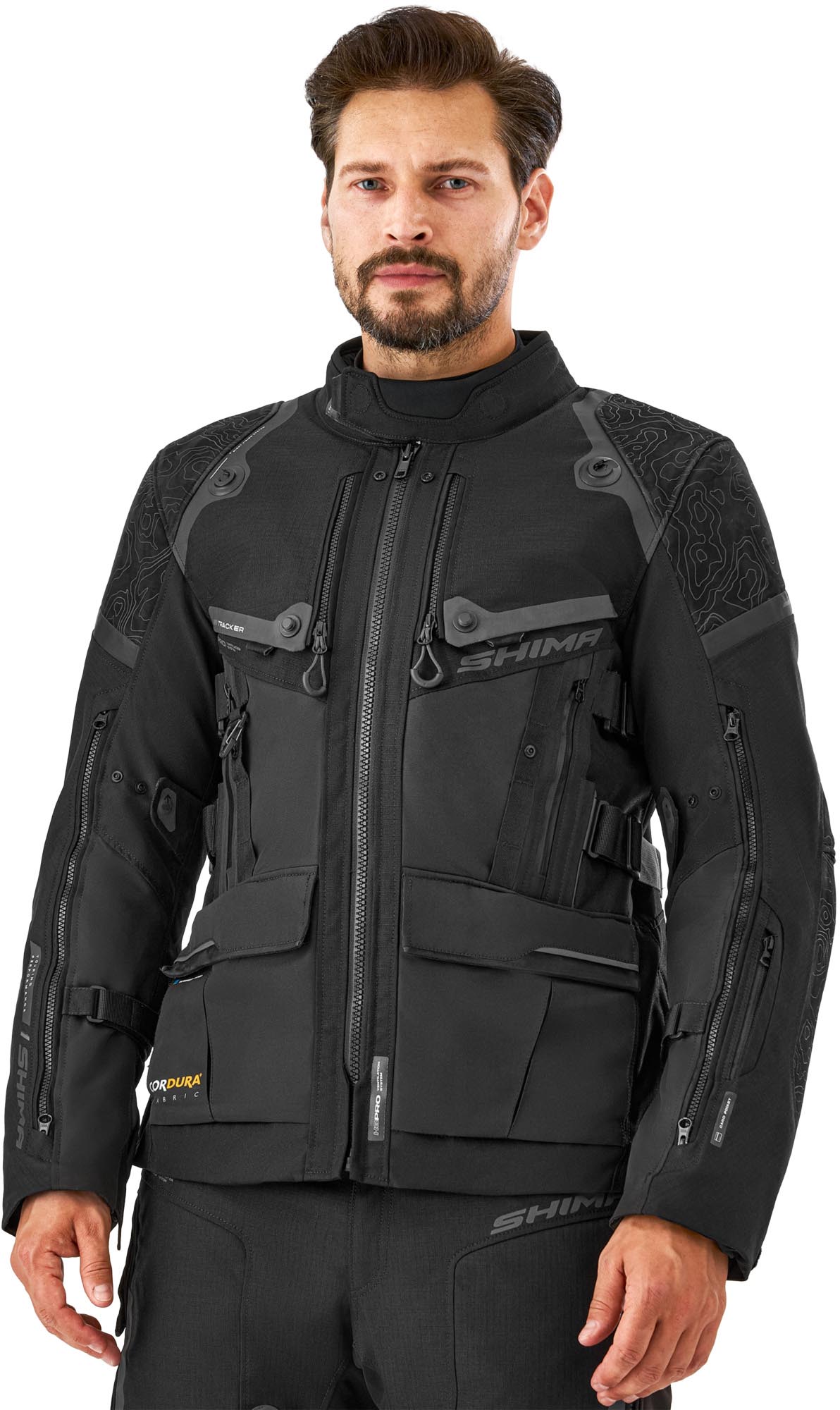 SHIMA Tracker Motorcycle Textile Jacket black 4XL Figure 3