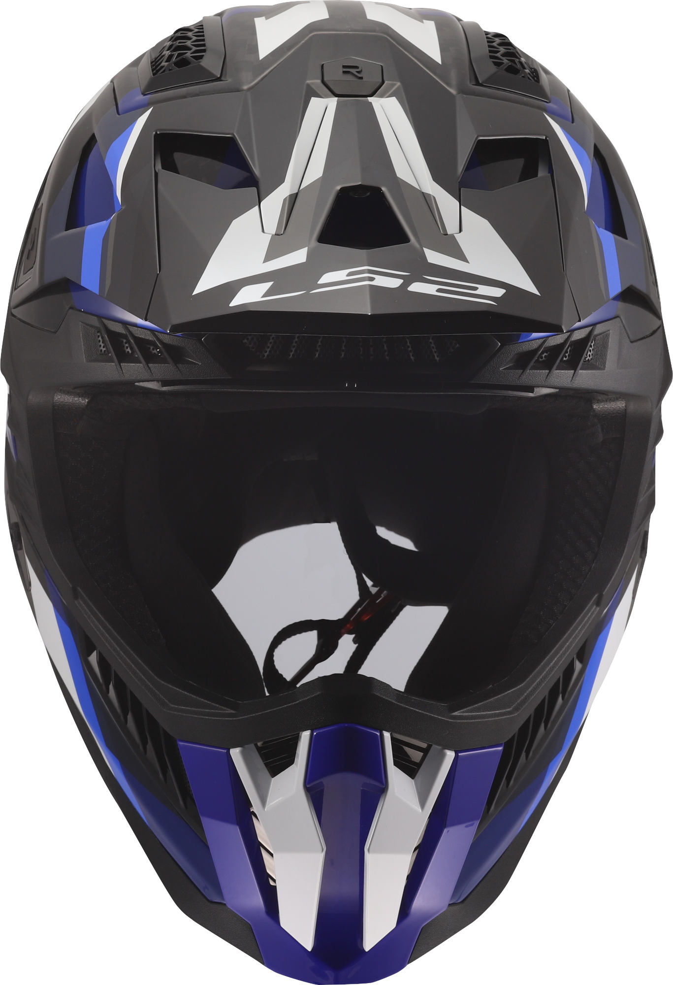 LS2 MX703 X-Force Phantom Motocrosshelm blauw/wit S (55/56) Figuur 9