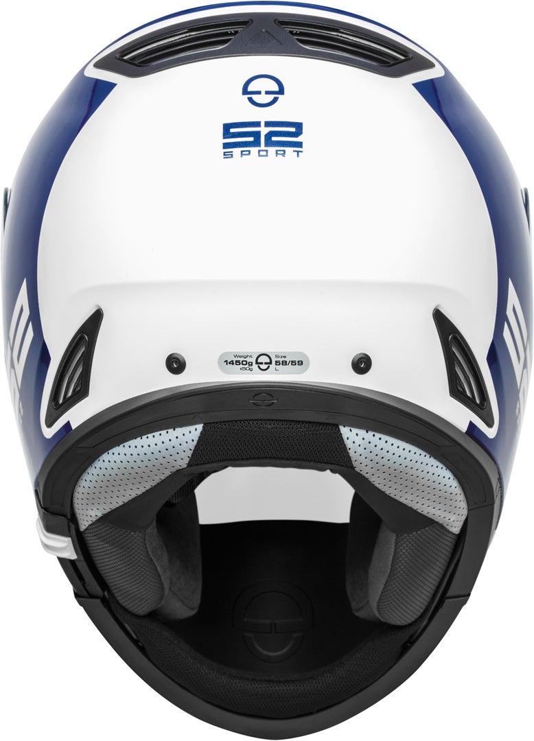 Schuberth S2 Sport Redux Helm wit/blauw Verlies (59) Figuur 3